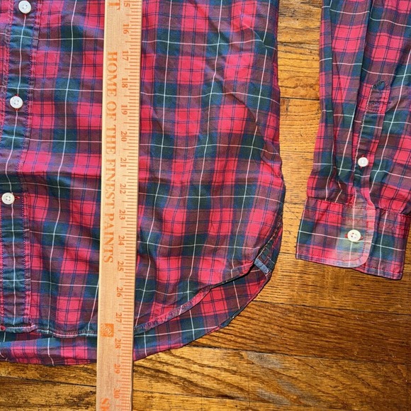 Gap Plaid Long Sleeve One Pocket Casual Long Sleeve Button Down Size Large - Picture 4 of 5